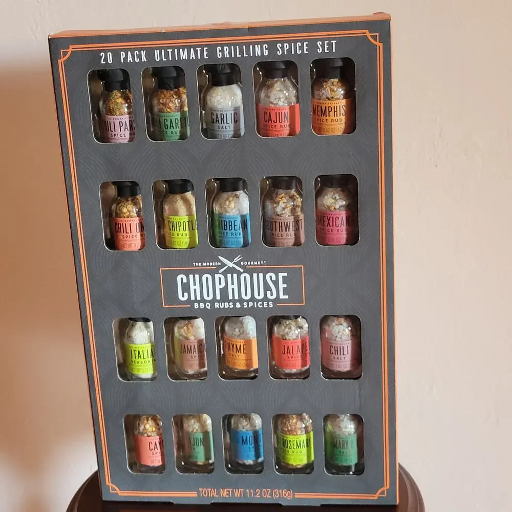 Modern Gourmet Chophouse Ultimate Grilling Spice Set 20 Piece Set New sealed